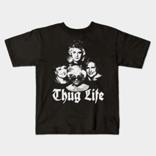 Thug life golden Kids T-Shirt